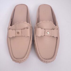 Kate Spade New York Maggie Mules Pale Pink Sz 8 Slide-Ons Designer Shoes
